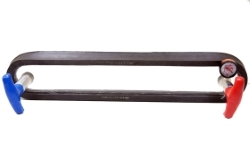 Рамка вакуумная плоская с вакуумметром и ручками-клапанами (75х580 мм)